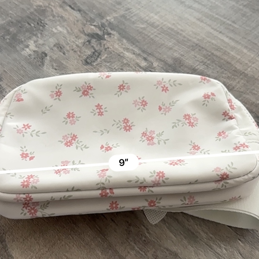 Floral Print White and Pink Bag - Picture 2 of 5